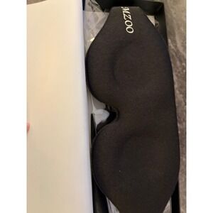 MZOO Sleep Mask 3D Contoured Health Eye Mask Black for Deep Sleep